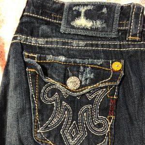 MEK Oaxaca Bootcut Jean 28W 34L Dark Wash Denim